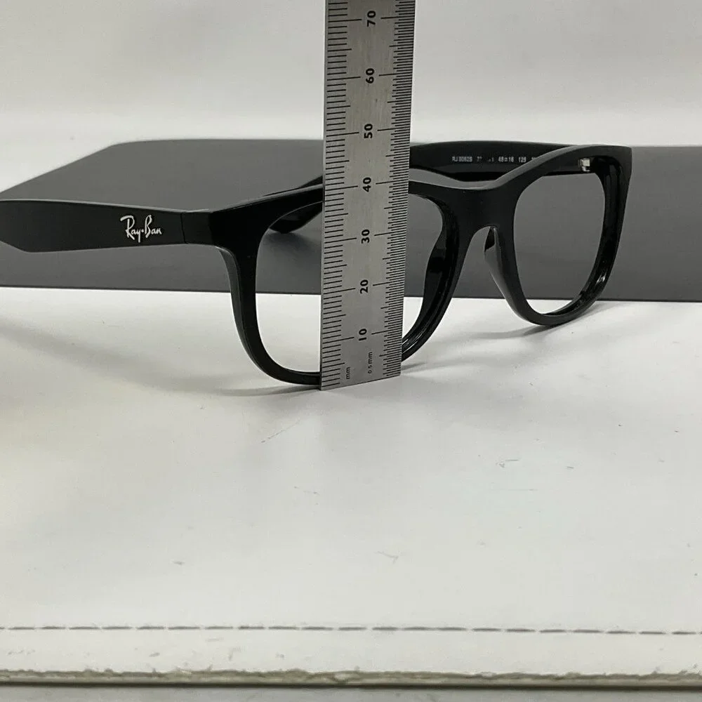 RAY-BAN JR RJ9062S 7013/71 Black Matte 48-16-125 Sunglasses Eyeglasses Frame